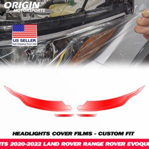 2020-2022 Land Rover RANGE ROVER EVOQUE Precut Headlight PPF Clear Paint Protection Film Kit