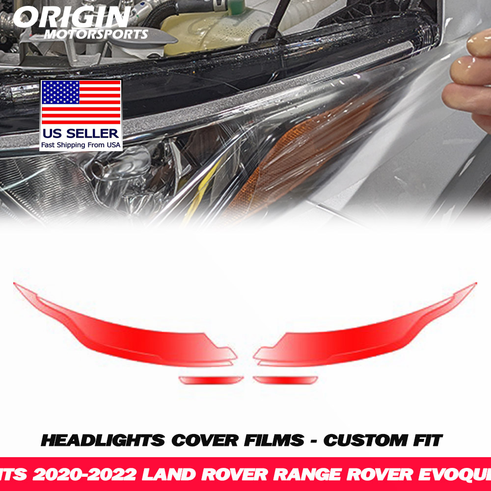 2020-2022 Land Rover RANGE ROVER EVOQUE Precut Headlight PPF Clear Paint Protection Film Kit