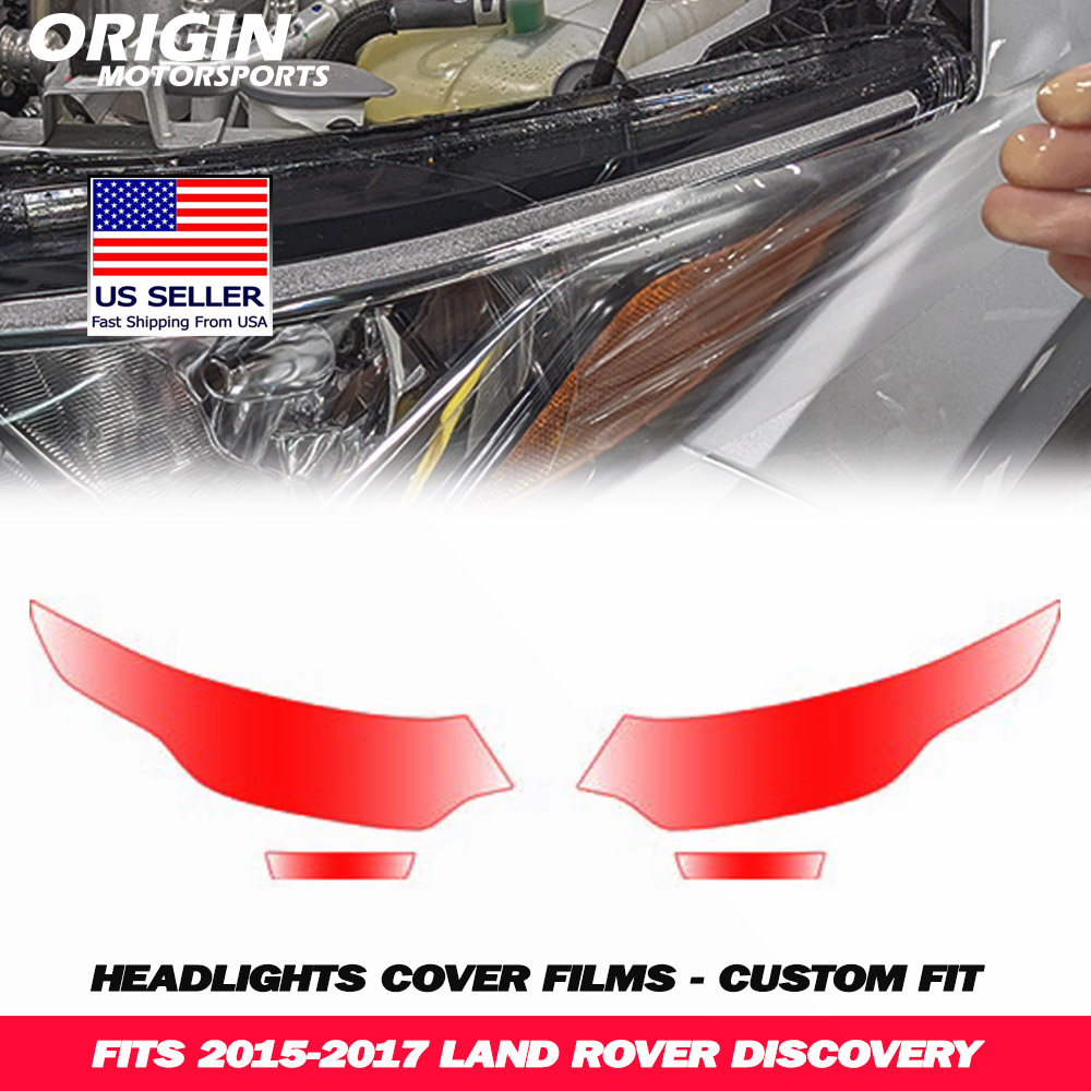 2015-2017 Land Rover DISCOVERY Precut Headlight PPF Clear Paint Protection Film Kit