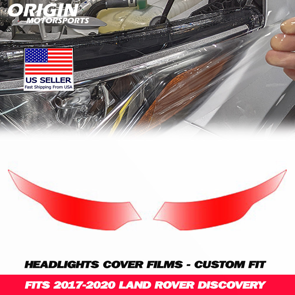 2017-2020 Land Rover DISCOVERY Precut Headlight PPF Clear Paint Protection Film Kit 2017-2020 Land Rover DISCOVERY Precut Headlight PPF Clear Paint Protection Film Kit