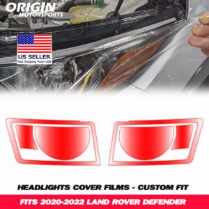 2020-2022 Land Rover DEFENDER Precut Headlight PPF Clear Paint Protection Film Kit