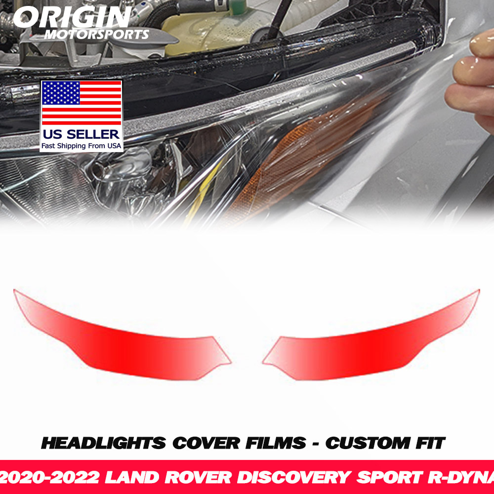 2020-2022 Land Rover DISCOVERY SPORT R-DYNAMIC Precut Headlight PPF Clear Paint Protection Film Kit 2020-2022 Land Rover DISCOVERY SPORT R-DYNAMIC Precut Headlight PPF Clear Paint Protection Film Kit