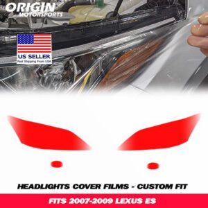 2007-2009 Lexus ES Precut Headlight PPF Clear Paint Protection Film Kit 2007-2009 Lexus ES Precut Headlight PPF Clear Paint Protection Film Kit
