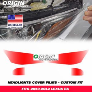 2010-2012 Lexus ES Precut Headlight PPF Clear Paint Protection Film Kit 2010-2012 Lexus ES Precut Headlight PPF Clear Paint Protection Film Kit