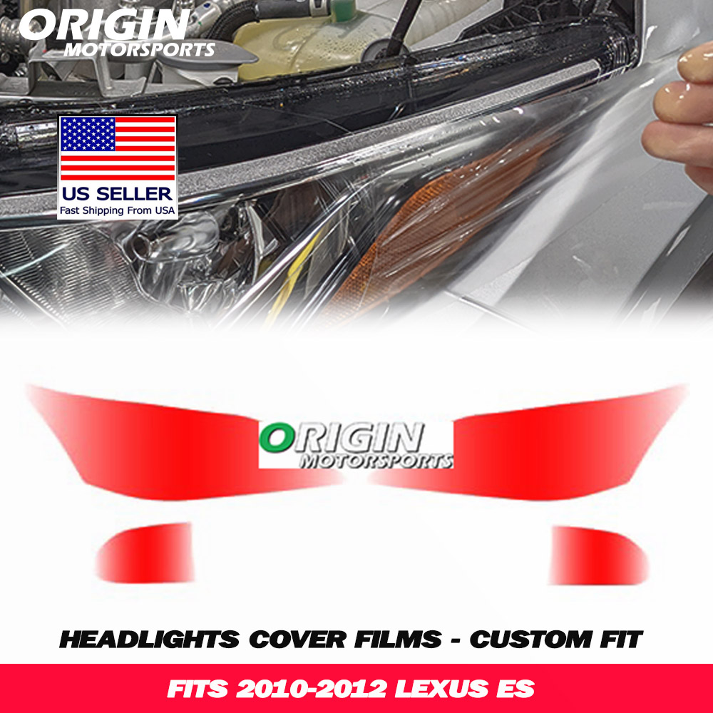 2010-2012 Lexus ES Precut Headlight PPF Clear Paint Protection Film Kit
