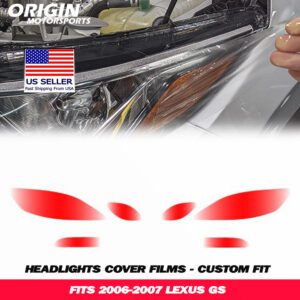 2006-2007 Lexus GS Precut Headlight PPF Clear Paint Protection Film Kit 2006-2007 Lexus GS Precut Headlight PPF Clear Paint Protection Film Kit