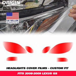 2008-2009 Lexus GS Precut Headlight PPF Clear Paint Protection Film Kit 2008-2009 Lexus GS Precut Headlight PPF Clear Paint Protection Film Kit