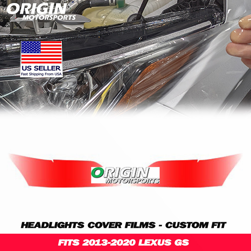 2013-2020 Lexus GS Precut Headlight PPF Clear Paint Protection Film Kit 2013-2020 Lexus GS Precut Headlight PPF Clear Paint Protection Film Kit