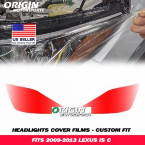 2009-2013 Lexus IS C Precut Headlight PPF Clear Paint Protection Film Kit 2009-2013 Lexus IS C Precut Headlight PPF Clear Paint Protection Film Kit
