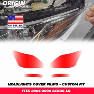 2004-2006 Lexus LS Precut Headlight PPF Clear Paint Protection Film Kit 2004-2006 Lexus LS Precut Headlight PPF Clear Paint Protection Film Kit