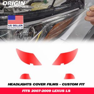2007-2009 Lexus LS Precut Headlight PPF Clear Paint Protection Film Kit 2007-2009 Lexus LS Precut Headlight PPF Clear Paint Protection Film Kit
