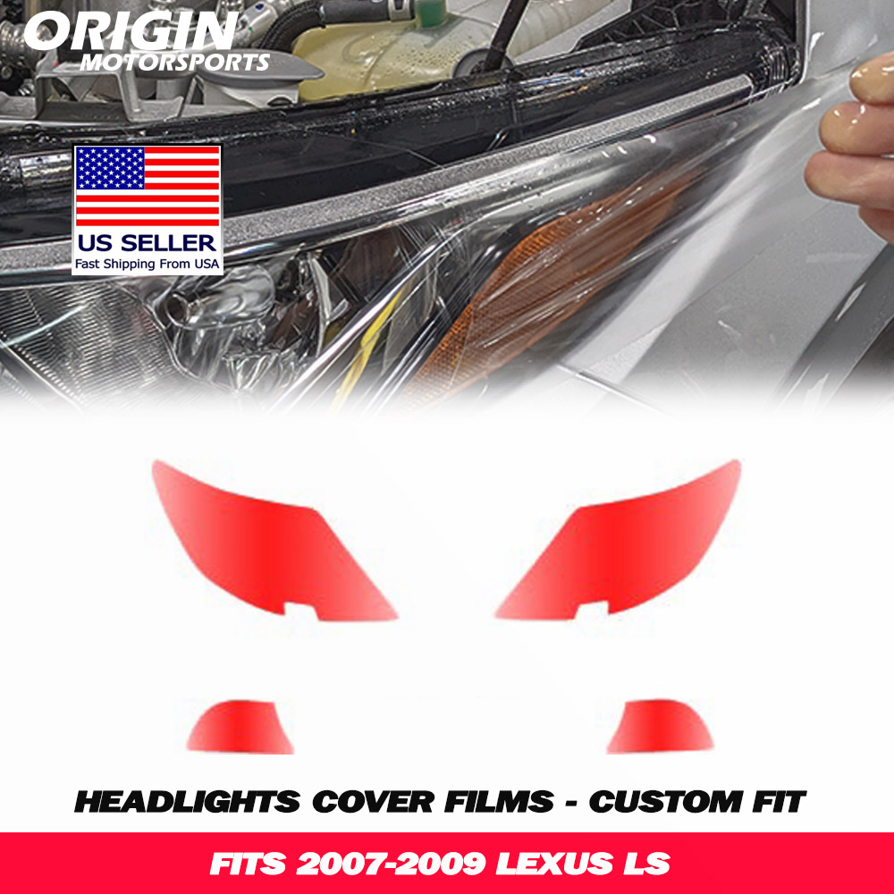 2007-2009 Lexus LS Precut Headlight PPF Clear Paint Protection Film Kit 2007-2009 Lexus LS Precut Headlight PPF Clear Paint Protection Film Kit