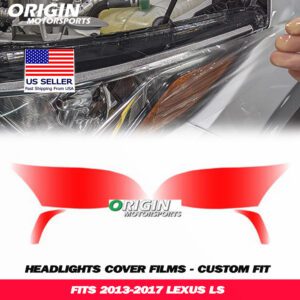 2013-2017 Lexus LS Precut Headlight PPF Clear Paint Protection Film Kit 2013-2017 Lexus LS Precut Headlight PPF Clear Paint Protection Film Kit