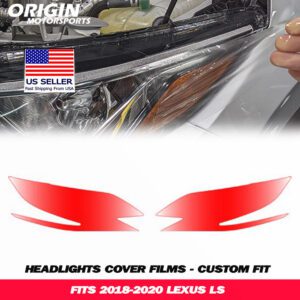 2018-2020 Lexus LS Precut Headlight PPF Clear Paint Protection Film Kit