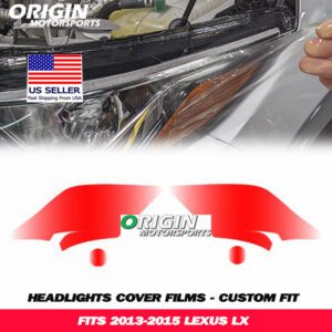 2013-2015 Lexus LX Precut Headlight PPF Clear Paint Protection Film Kit 2013-2015 Lexus LX Precut Headlight PPF Clear Paint Protection Film Kit
