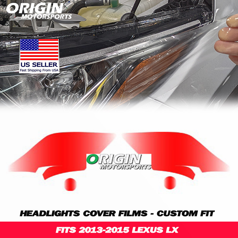 2013-2015 Lexus LX Precut Headlight PPF Clear Paint Protection Film Kit 2013-2015 Lexus LX Precut Headlight PPF Clear Paint Protection Film Kit