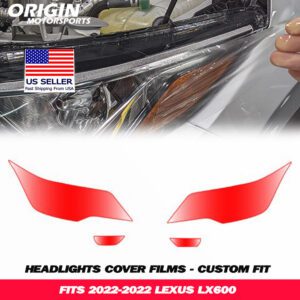 2022-2022 Lexus LX600 Precut Headlight PPF Clear Paint Protection Film Kit 2022-2022 Lexus LX600 Precut Headlight PPF Clear Paint Protection Film Kit