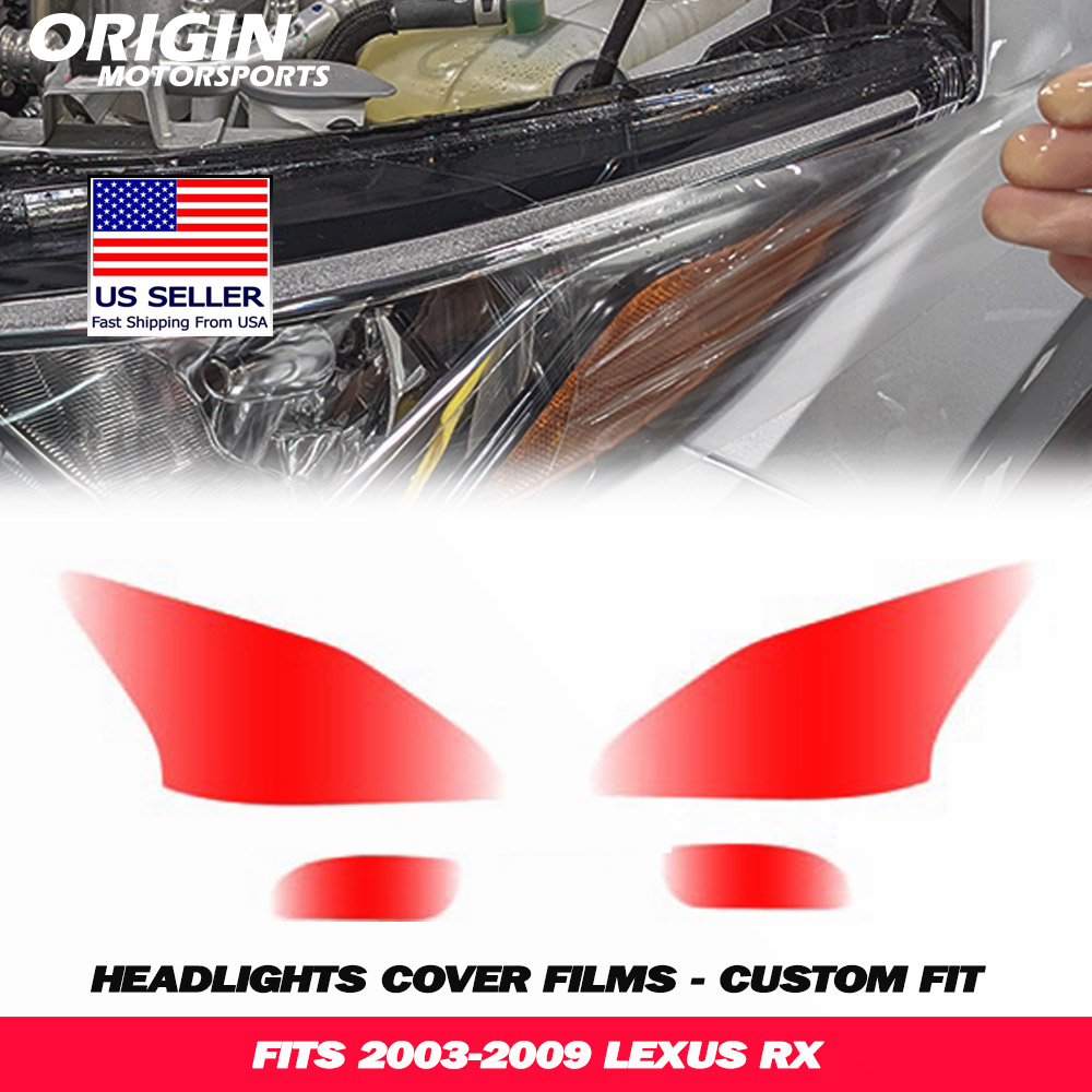 2003-2009 Lexus RX Precut Headlight PPF Clear Paint Protection Film Kit 2003-2009 Lexus RX Precut Headlight PPF Clear Paint Protection Film Kit