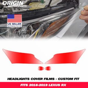 2016-2019 Lexus RX Precut Headlight PPF Clear Paint Protection Film Kit 2016-2019 Lexus RX Precut Headlight PPF Clear Paint Protection Film Kit
