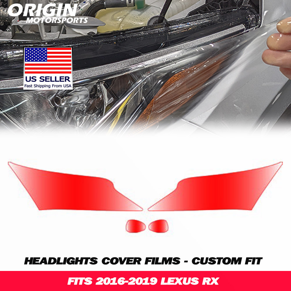 2016-2019 Lexus RX Precut Headlight PPF Clear Paint Protection Film Kit 2016-2019 Lexus RX Precut Headlight PPF Clear Paint Protection Film Kit