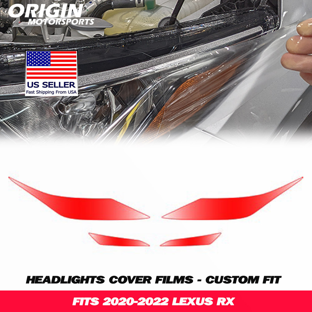 2020-2022 Lexus RX Precut Headlight PPF Clear Paint Protection Film Kit 2020-2022 Lexus RX Precut Headlight PPF Clear Paint Protection Film Kit