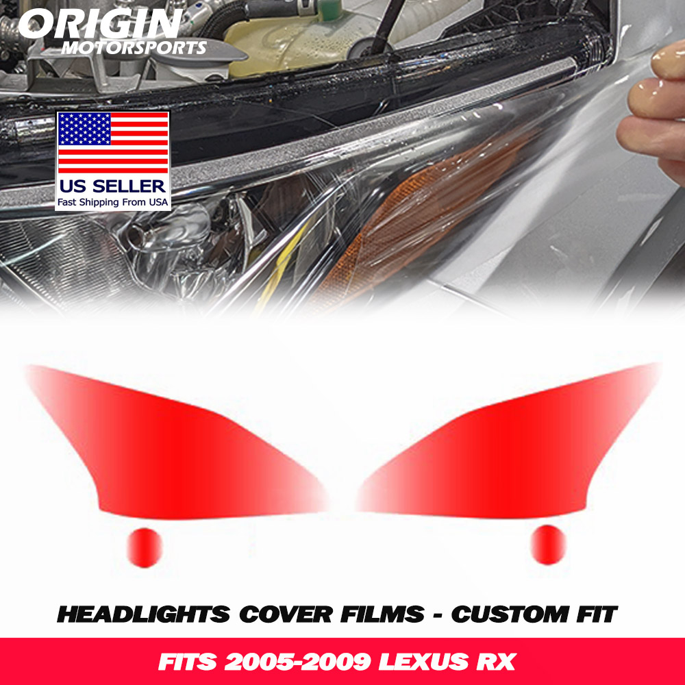 2005-2009 Lexus RX Precut Headlight PPF Clear Paint Protection Film Kit 2005-2009 Lexus RX Precut Headlight PPF Clear Paint Protection Film Kit