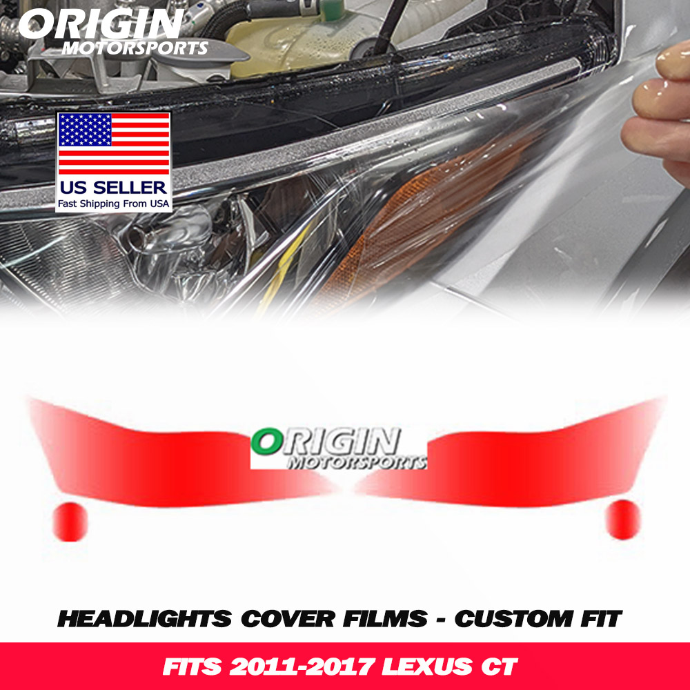 2011-2017 Lexus CT Precut Headlight PPF Clear Paint Protection Film Kit 2011-2017 Lexus CT Precut Headlight PPF Clear Paint Protection Film Kit