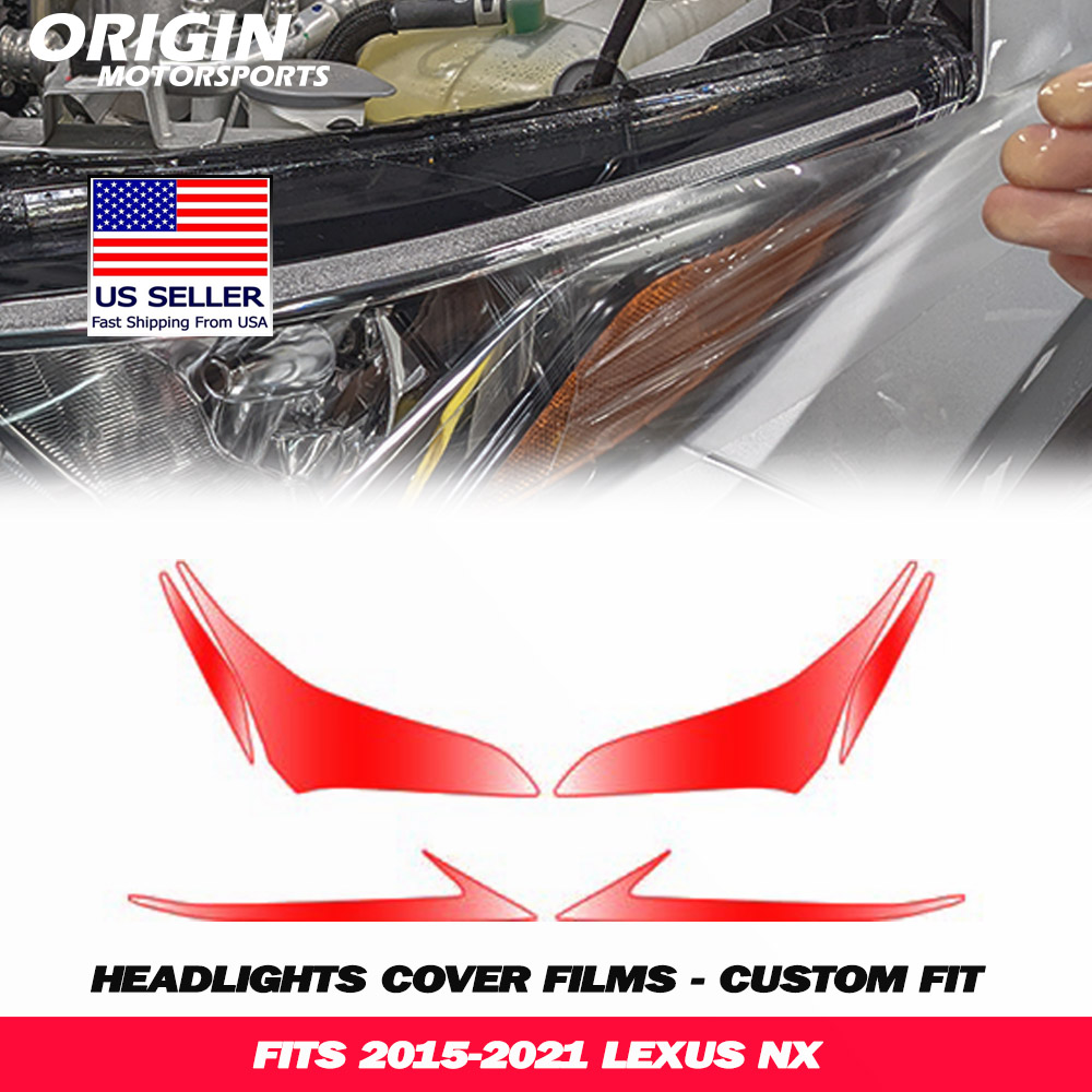 2015-2021 Lexus NX Precut Headlight PPF Clear Paint Protection Film Kit 2015-2021 Lexus NX Precut Headlight PPF Clear Paint Protection Film Kit