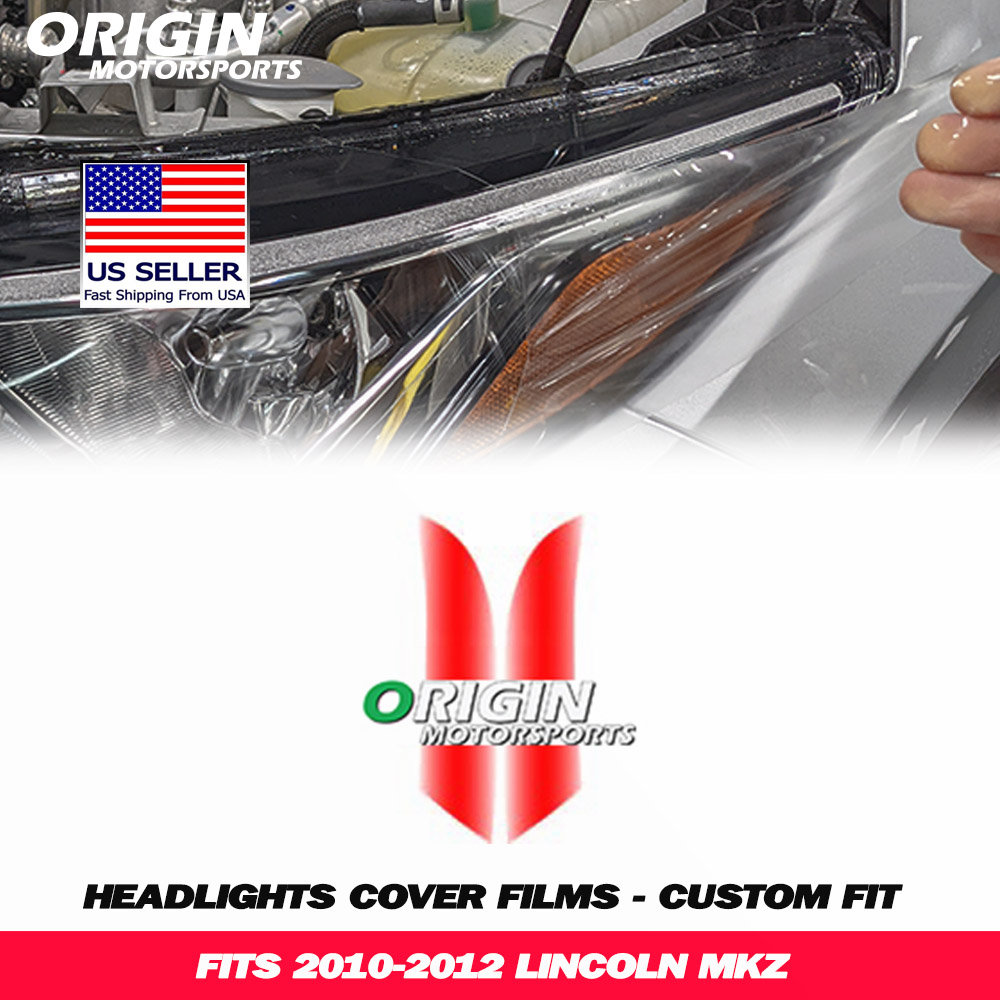 2010-2012 Lincoln MKZ Precut Headlight PPF Clear Paint Protection Film Kit 2010-2012 Lincoln MKZ Precut Headlight PPF Clear Paint Protection Film Kit