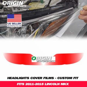 2011-2015 Lincoln MKX Precut Headlight PPF Clear Paint Protection Film Kit 2011-2015 Lincoln MKX Precut Headlight PPF Clear Paint Protection Film Kit