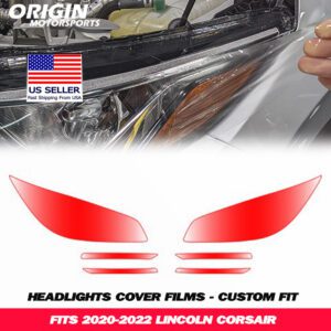 2020-2022 Lincoln CORSAIR Precut Headlight PPF Clear Paint Protection Film Kit 2020-2022 Lincoln CORSAIR Precut Headlight PPF Clear Paint Protection Film Kit