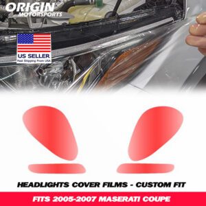 2005-2007 Maserati COUPE Precut Headlight PPF Clear Paint Protection Film Kit