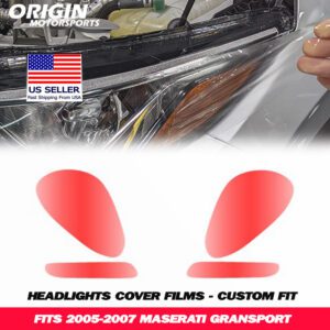 2005-2007 Maserati GRANSPORT Precut Headlight PPF Clear Paint Protection Film Kit