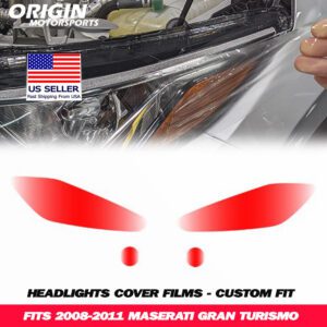 2008-2011 Maserati GRAN TURISMO Precut Headlight PPF Clear Paint Protection Film Kit 2008-2011 Maserati GRAN TURISMO Precut Headlight PPF Clear Paint Protection Film Kit