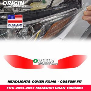 2011-2017 Maserati GRAN TURISMO Precut Headlight PPF Clear Paint Protection Film Kit 2011-2017 Maserati GRAN TURISMO Precut Headlight PPF Clear Paint Protection Film Kit