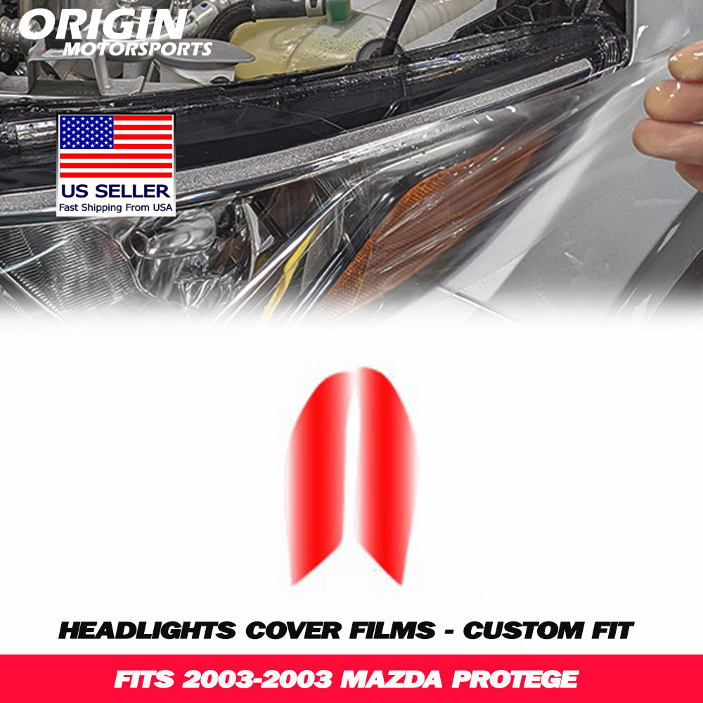 2003-2003 Mazda PROTEGE Precut Headlight PPF Clear Paint Protection Film Kit 2003-2003 Mazda PROTEGE Precut Headlight PPF Clear Paint Protection Film Kit