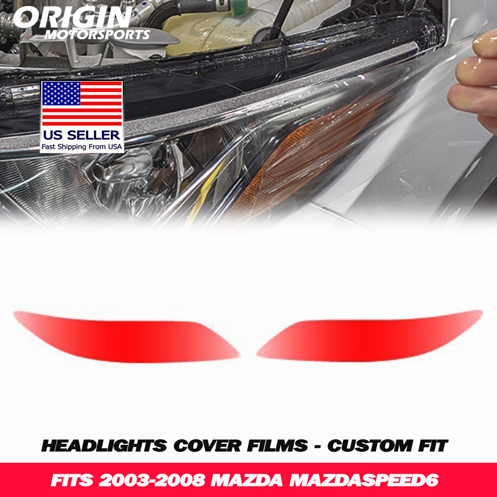 2003-2008 Mazda MAZDASPEED6 Precut Headlight PPF Clear Paint Protection Film Kit