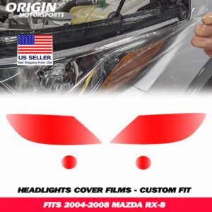 2004-2008 Mazda RX-8 Precut Headlight PPF Clear Paint Protection Film Kit 2004-2008 Mazda RX-8 Precut Headlight PPF Clear Paint Protection Film Kit