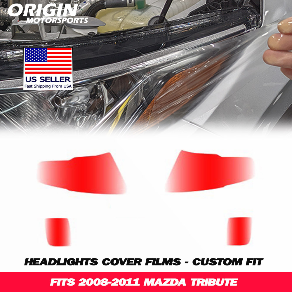 2008-2011 Mazda TRIBUTE Precut Headlight PPF Clear Paint Protection Film Kit 2008-2011 Mazda TRIBUTE Precut Headlight PPF Clear Paint Protection Film Kit