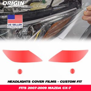 2007-2009 Mazda CX-7 Precut Headlight PPF Clear Paint Protection Film Kit 2007-2009 Mazda CX-7 Precut Headlight PPF Clear Paint Protection Film Kit