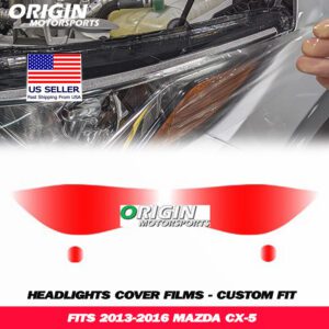 2013-2016 Mazda CX-5 Precut Headlight PPF Clear Paint Protection Film Kit 2013-2016 Mazda CX-5 Precut Headlight PPF Clear Paint Protection Film Kit