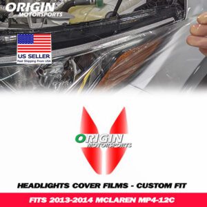 2013-2014 Mclaren MP4-12C Precut Headlight PPF Clear Paint Protection Film Kit 2013-2014 Mclaren MP4-12C Precut Headlight PPF Clear Paint Protection Film Kit