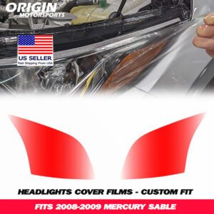 2008-2009 Mercury SABLE Precut Headlight PPF Clear Paint Protection Film Kit 2008-2009 Mercury SABLE Precut Headlight PPF Clear Paint Protection Film Kit