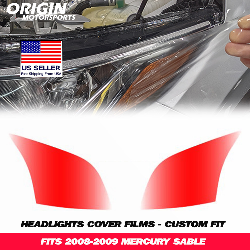 2008-2009 Mercury SABLE Precut Headlight PPF Clear Paint Protection Film Kit 2008-2009 Mercury SABLE Precut Headlight PPF Clear Paint Protection Film Kit