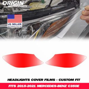 2015-2021 Mercedes-Benz C350E Precut Headlight PPF Clear Paint Protection Film Kit 2015-2021 Mercedes-Benz C350E Precut Headlight PPF Clear Paint Protection Film Kit