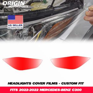 2022-2022 Mercedes-Benz C300 Precut Headlight PPF Clear Paint Protection Film Kit 2022-2022 Mercedes-Benz C300 Precut Headlight PPF Clear Paint Protection Film Kit