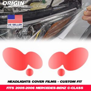 2005-2006 Mercedes-Benz C-CLASS Precut Headlight PPF Clear Paint Protection Film Kit 2005-2006 Mercedes-Benz C-CLASS Precut Headlight PPF Clear Paint Protection Film Kit