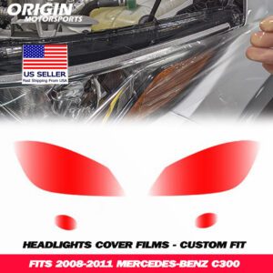 2008-2011 Mercedes-Benz C300 Precut Headlight PPF Clear Paint Protection Film Kit 2008-2011 Mercedes-Benz C300 Precut Headlight PPF Clear Paint Protection Film Kit