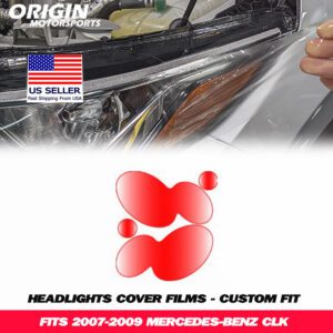2007-2009 Mercedes-Benz CLK Precut Headlight PPF Clear Paint Protection Film Kit 2007-2009 Mercedes-Benz CLK Precut Headlight PPF Clear Paint Protection Film Kit
