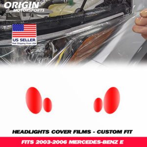 2003-2006 Mercedes-Benz E Precut Headlight PPF Clear Paint Protection Film Kit 2003-2006 Mercedes-Benz E Precut Headlight PPF Clear Paint Protection Film Kit